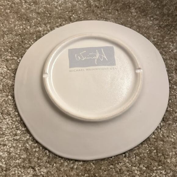 MICHAEL WAINWRIGHT Bread And Butter Plate Platinum/Silver Tone - Picture 2 of 2